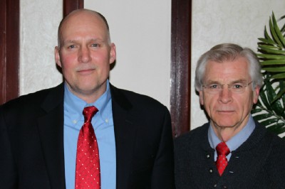 photo on left Dale Karasek, Youth Pastor and on the right Rev. Larry Showalter, both serve at Ruggles Baptist Church