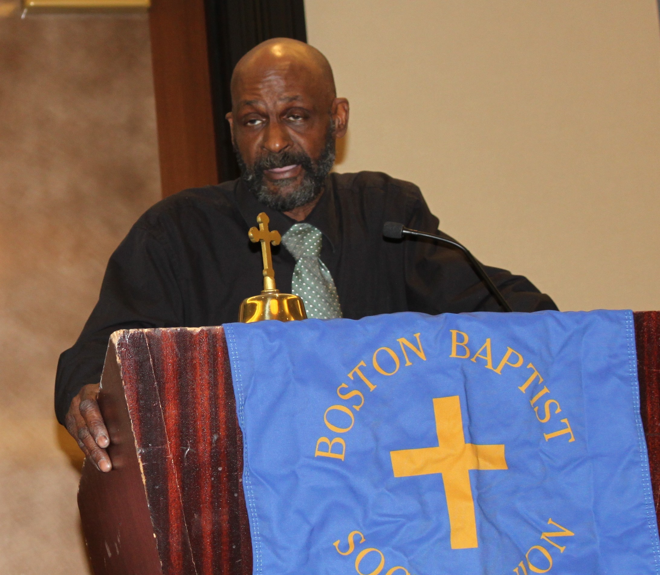photo of Keith Jackson presenting the I have been to the mountain top speech