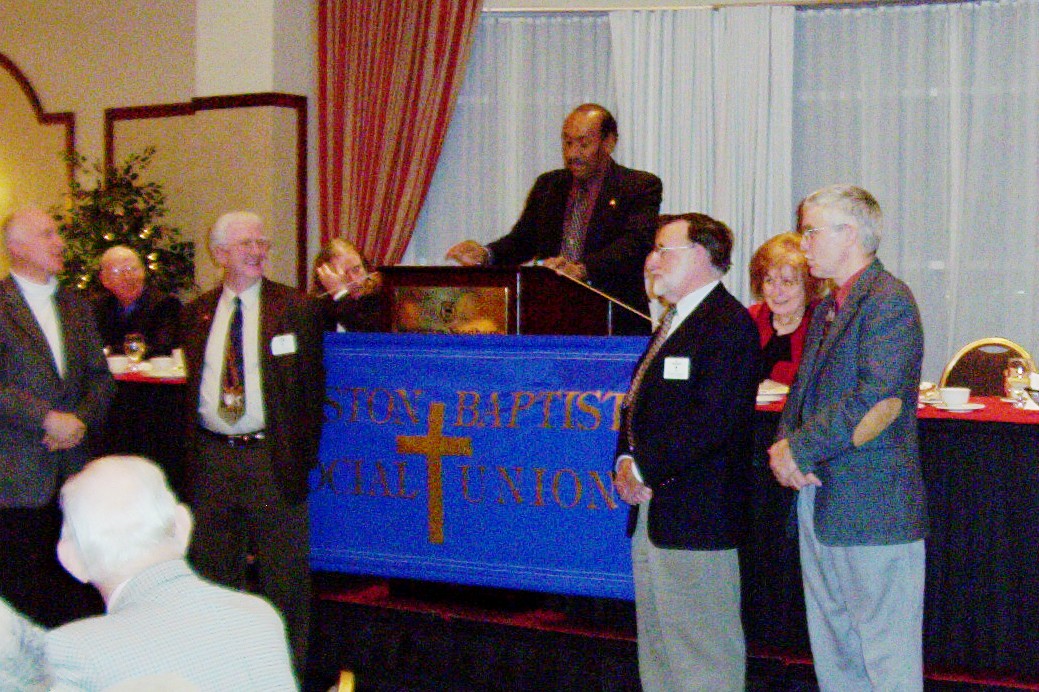 New members with their sponsors