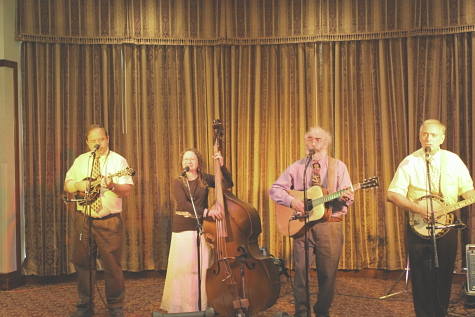 Photo of Southern Rail. Pictured left to right are John Roc, Sharon Horovitch, Jim Muller, and Rich Stillman.
